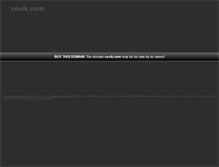 Tablet Screenshot of covik.com